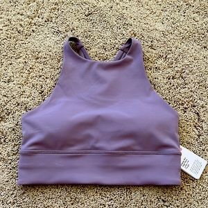 Lululemon Energy High-Neck Longline Tough Bra (lavender) - new with tags